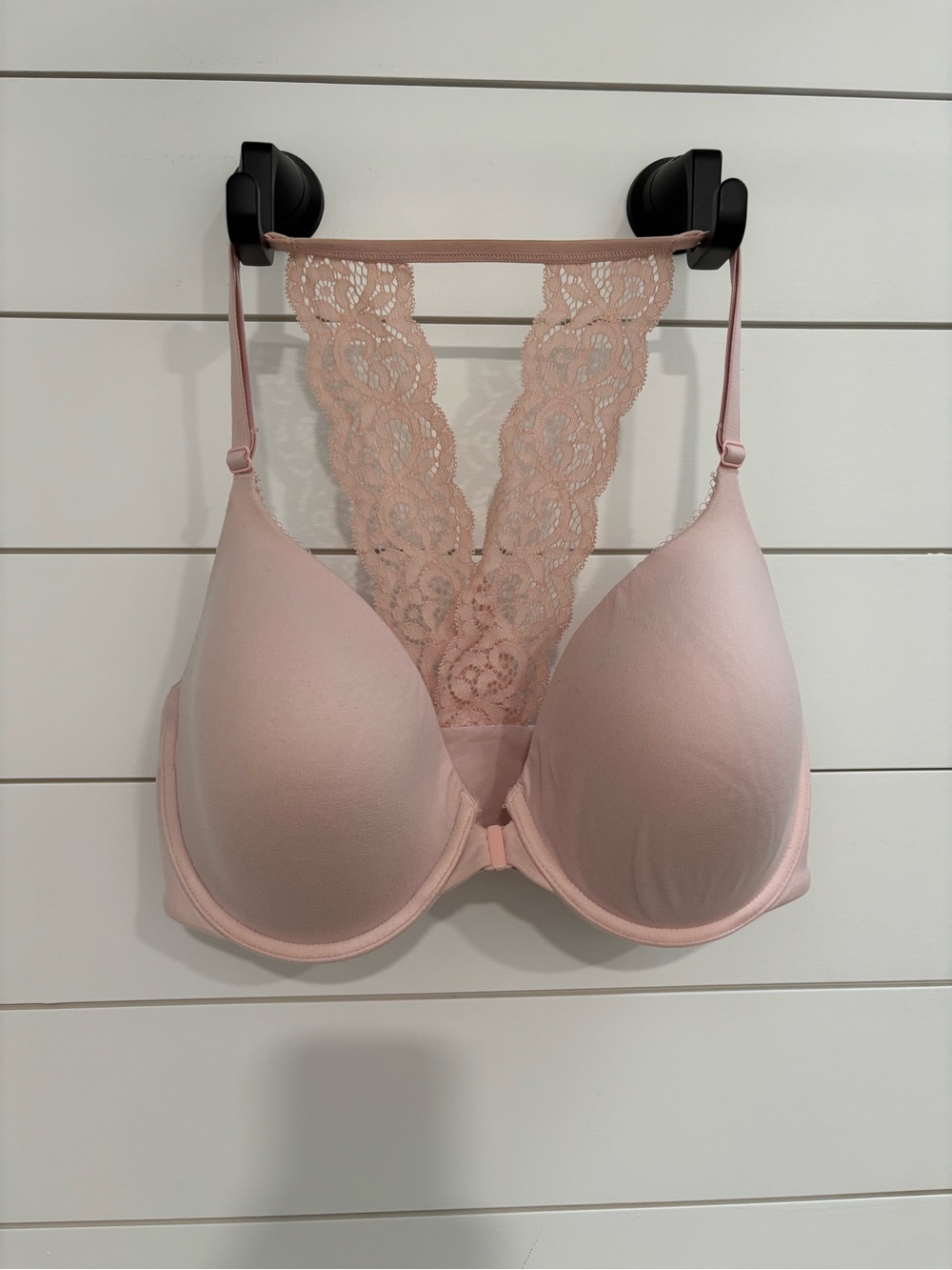 Victoria's Secret Pink Lace Racerback T-Shirt Bra